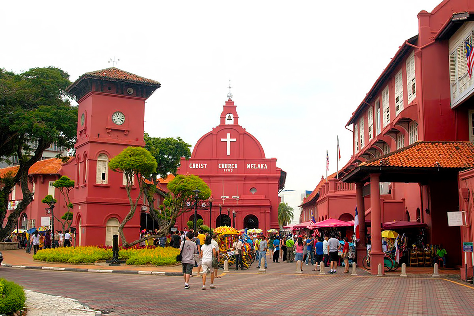 Traditional Malaysia - Dutch Christian influence clearly visible in Malacca